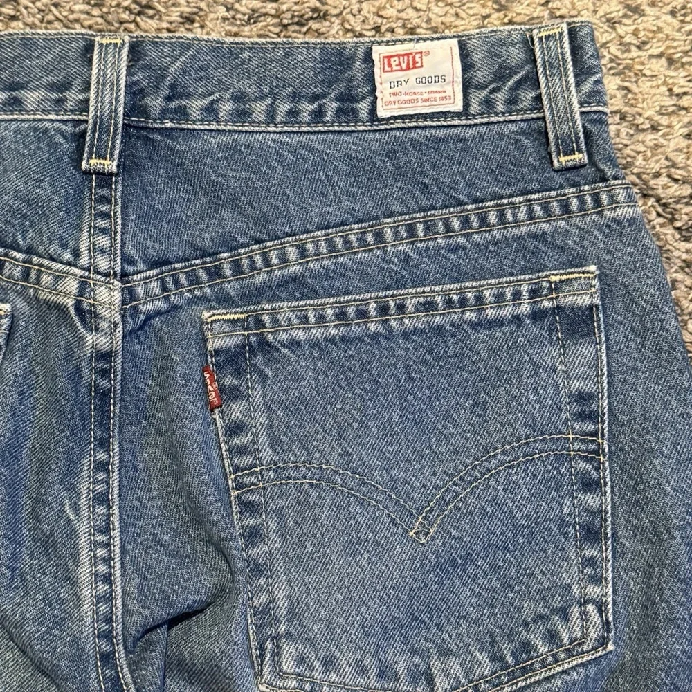 Vintage 90's Levi's Dry Goods denim jeans sz 11 Jr Red Tab Two Horse Brand